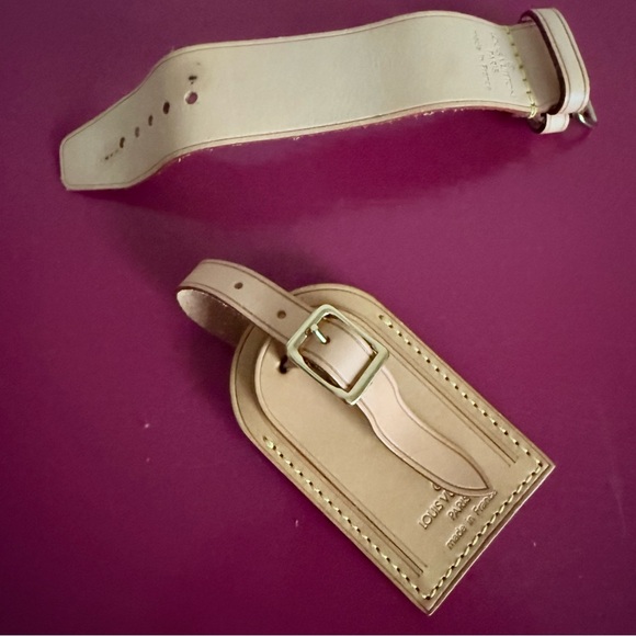 Louis Vuitton Luggage Tag, with larger buckle included! PRICE FINAL - Picture 2 of 16
